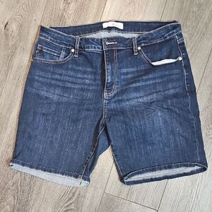 KanCan Dark Wash Denim Shorts